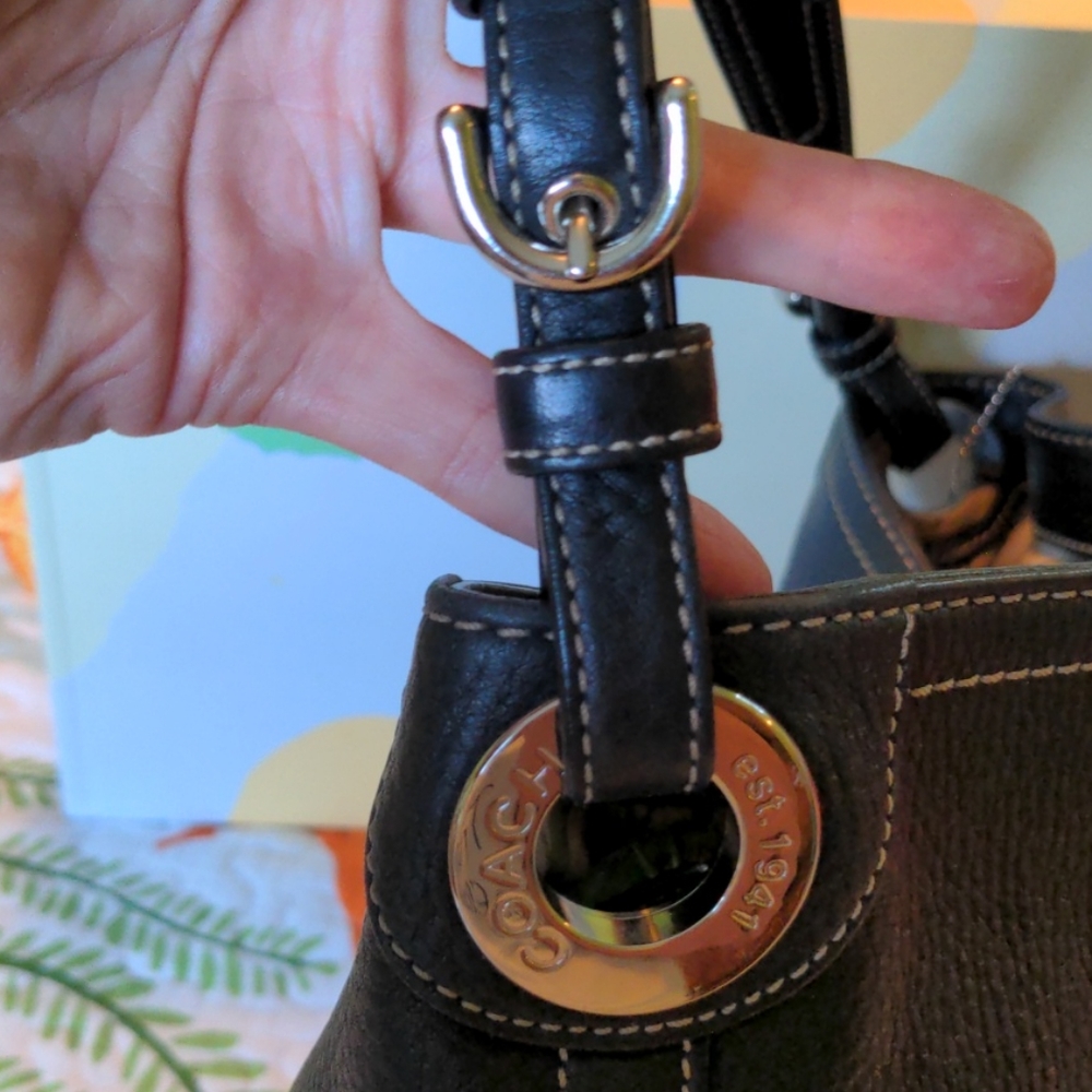 Coach Leather Bag - Picture 3 of 7